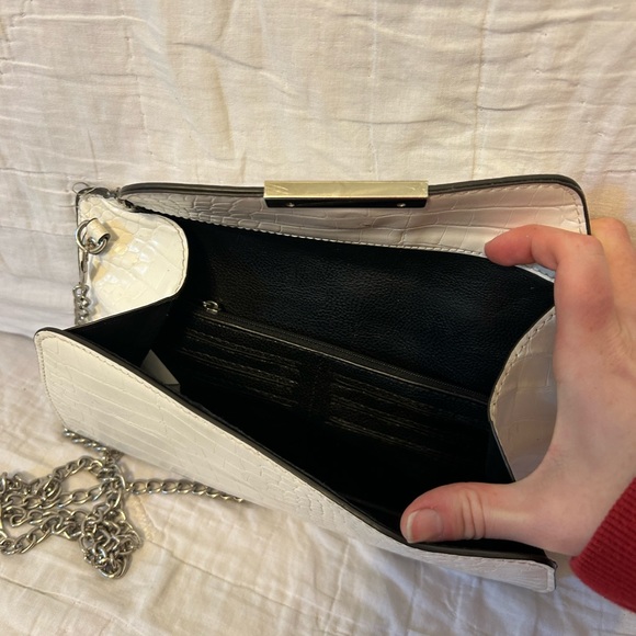 Steve Madden White Alligator Bag - Picture 3 of 3